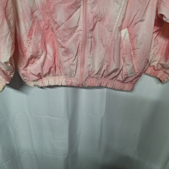 Head Pink and White Women's Windbreaker Jacket. - Picture 5 of 8